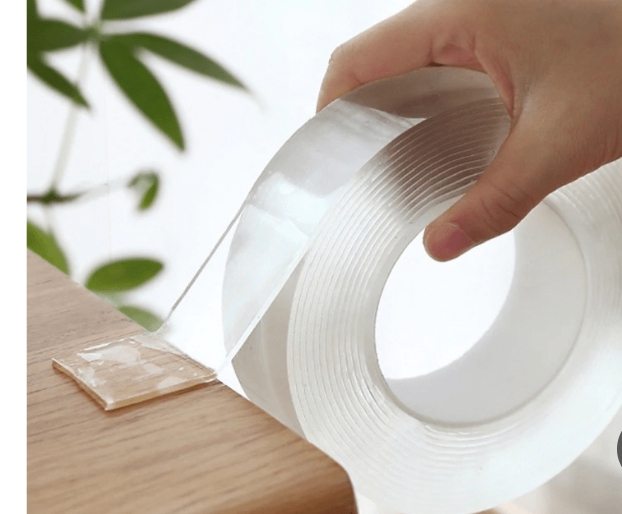 دبل فيس شفاف 5متر 18ملى